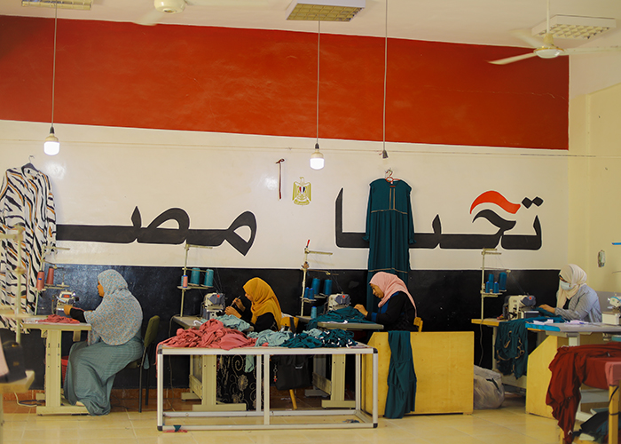 Schneiderinnen in Ägypten